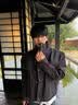 OEMG 斜领经典短宽牛仔外套男士春秋季cleanfit高级感潮牌上衣夹克 丹宁色 【高品质】 XL [建议120-140斤] 实拍图