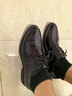 百丽男鞋通勤商务正装鞋春夏职场婚鞋真皮鞋牛皮 黑色-三接头 42 实拍图