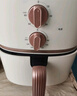 美的（Midea）空气炸锅蒸烤一体 免翻面双旋钮家用实用5.3L大容量 多功能空气炸锅热风循环金属内腔 MF-KZE535J5 实拍图