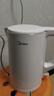 美的（Midea）电热水壶家用烧水壶泡茶0涂层食品级304不锈钢自动断电双层防烫全钢无缝1.5L大容量 MK-HJ1566 实拍图