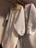 班杰威尔婴儿衣服春秋季夹棉连体衣宝宝保暖哈衣爬服 保暖蓝熊2件套 80码 实拍图