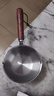 热油小锅泼油锅加厚不锈钢木柄防烫带刻度双倒流口不挂油无涂层 【木柄】爆款300ml 实拍图