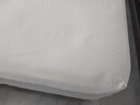 无印良品A类全棉床笠 纯棉床笠单件床垫保护罩全包防尘套 浅灰1.8米 实拍图