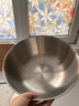 展艺加厚304不锈钢打蛋盆28cm 带刻度和面发面奶油蛋液打发沙拉料理盆 实拍图