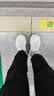 奥古狮登（Agsdon）老爹鞋女秋季学生百搭休闲鞋透气运动增高女鞋 221069 白色 38 实拍图