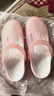 华美健步洞洞鞋女防滑包头凉拖鞋海边沙滩鞋柔软果冻鞋HM2136浅粉37 实拍图