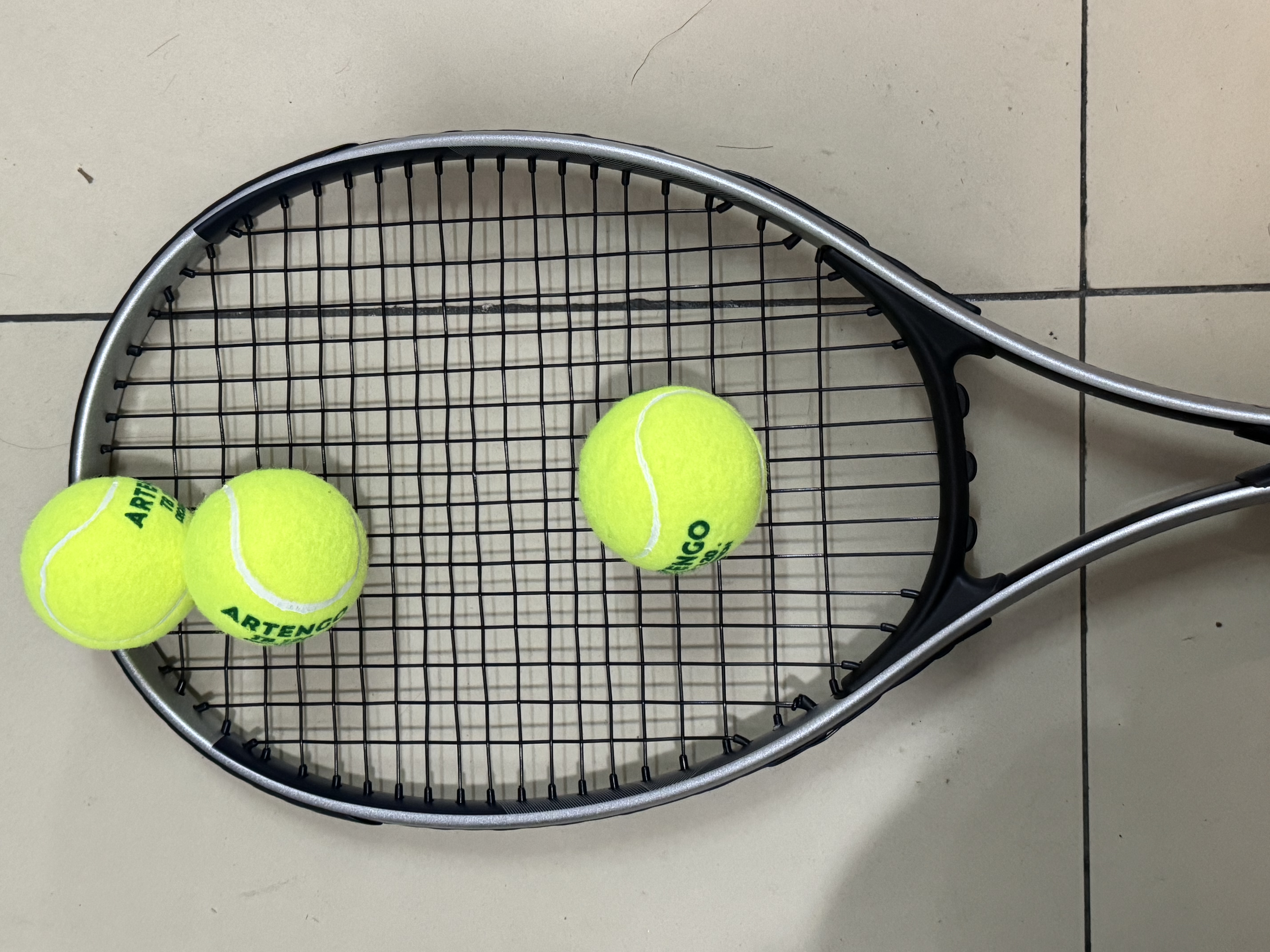 迪卡侬（DECATHLON）网球拍训练器单人打带线回弹套装双人套装专业训练儿童男女IVE1 单打练习球拍-Essential 实拍图