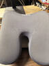 尼拉办公椅头枕靠枕办公室午睡枕工位趴睡午休神器多功能护颈仰睡枕头 【双灰撞色】舒适午睡呵护肩颈 实拍图