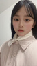班迪猴丝巾女纯色珍珠磁吸扣项链小春夏季薄款装饰长条领巾百搭仿丝护颈 白色(长50cm) 实拍图
