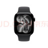 Apple/苹果 Watch S11 智能手表GPS+蜂窝款42毫米亮黑色铝金属表壳黑色运动型表带S/M MF924CH/B 实拍图