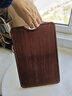 双枪乌金檀菜板 百年龄整木砧案板家用切菜食品抗菌防霉实木40*27*2.5 实拍图