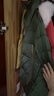 千仞岗冬季羽绒服亮面面包服撞色短款立领时尚潮流百搭休闲保暖防寒服女 海藻绿 S (160) 实拍图