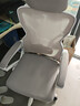朗域轩品人体工学电竞椅人工力学座椅久坐护腰宿舍游戏电脑椅子可躺写字椅 【升级四向腰托】蝶翼白丨3级气杆 120-155度(含) 联动扶手 四向腰托 实拍图