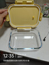 希乐扣Cilock玻璃饭盒上班族带饭 微波炉可加热餐盒便当盒大容量保鲜盒 无分隔 实拍图