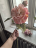 花点馨意仿真花牡丹花假花中式复古绢花摆件餐厅桌面高档装饰花 3支混色 实拍图