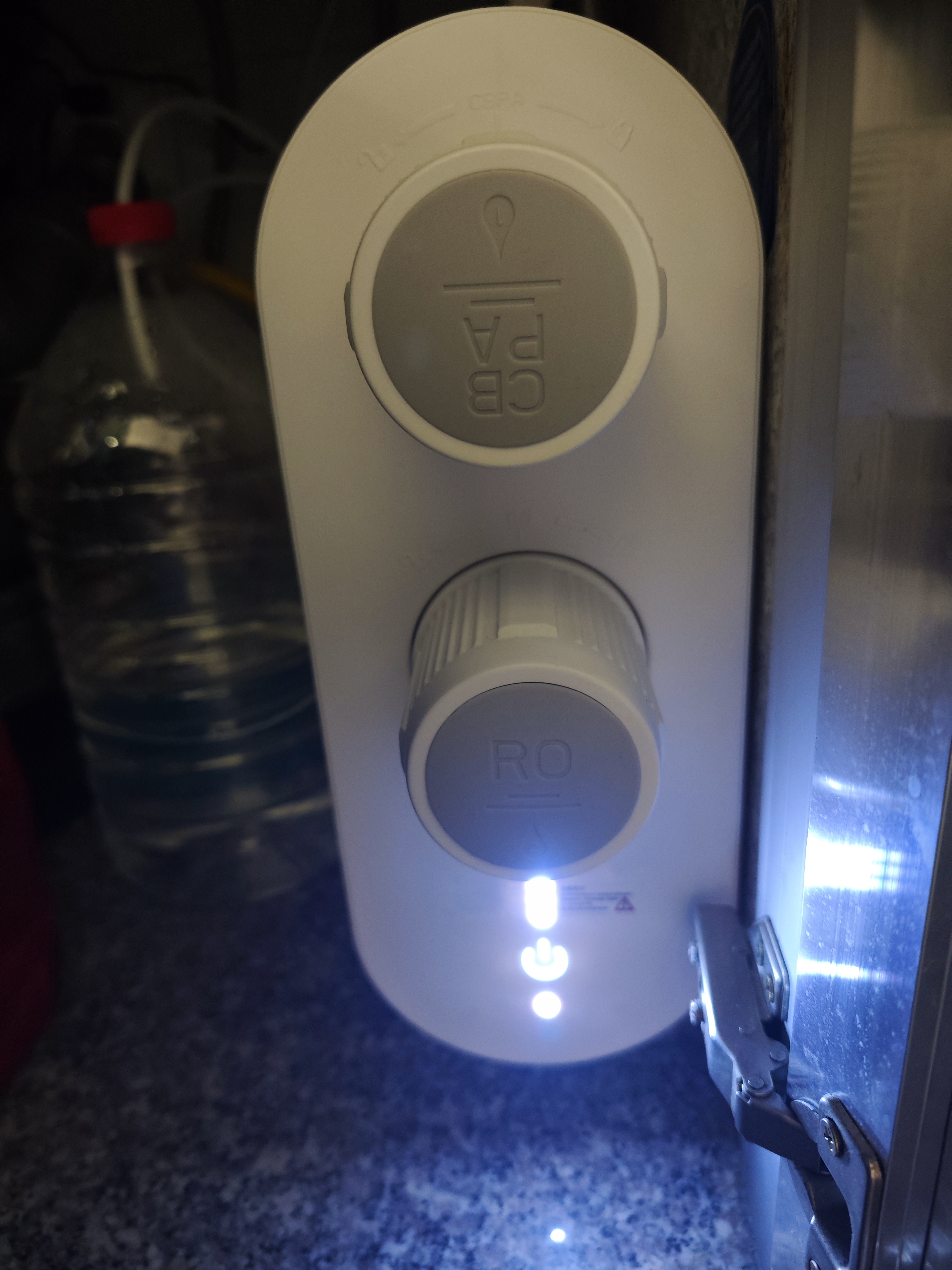 WATER BIOS家用净水器管线机套装厨下式500G净饮机RO反渗透净水机过滤芯器母婴直饮厨房饮水机水生物美国品牌 自行安装W9白色性价比款500G 实拍图
