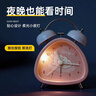 码仕闹钟儿童卡通夜光大音量学生床头起床叫醒神器机械打铃懒人小闹钟 晚安兔儿童节礼物 实拍图
