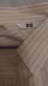 优衣库全棉条纹衬衫/长袖女装衬衣薄外套479079 10 水粉色 S /155/80A 实拍图