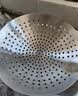 拜杰不锈钢漏勺厨师油鼓漏网抄瓢笊篱圆孔酒店食堂饭店商用大漏勺30cm 实拍图