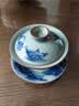 西多米盖碗套装功夫茶具三才茶碗陶瓷茶杯防烫父亲生日礼物新年会 实拍图