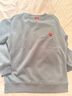 查尔斯桃心【白鹿&王楚然同款】卫衣男女情侣同款圆领宽松青年打底衫 藏青 L 实拍图