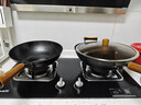 宏江 铁锅铸铁奶锅生铁无涂层儿童宝宝婴儿炒菜锅辅食小锅22cm 新款玻盖(2.0L) 实拍图