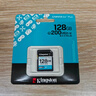 金士顿（Kingston）128GB SD存储卡 U3 V30 相机内存卡 高速sd卡大卡 4K超高清拍摄 读速200MB/s 实拍图