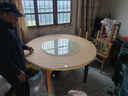 卓博餐桌转盘钢化玻璃转盘圆桌饭桌圆台桌面转盘BZP1-78cm 实拍图