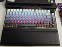 蝙蝠骑士 bk75机械键盘客制化75配列智能翻盖手托有线/无线/蓝牙三模游戏键盘gasket75%配列全键插热拔 墨染尘烟黑色-皮革智能掌托 幽蓝轴V2【麻将音色】 实拍图