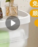 太力吸盘卫生间纸巾盒浴室厕所壁挂抽纸盒厕纸架卷纸架置物防水免打孔 实拍图