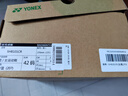 尤尼克斯（YONEX）羽毛球鞋yy入门级训练减震动力垫男女SHB101CR 白/蓝42码 实拍图