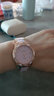 卡罗莱女表全自动机械小绿表时尚女士手表防水皮带精钢陶瓷带腕表CA1206 玫金粉面陶瓷 CA1206 实拍图