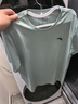 安踏（ANTA）冰丝速干短袖t恤男2026春夏季男士凉爽透气弹力跑步健身运动服饰 -2雾灰绿【冰丝速干】 L /175 适合120-140斤 实拍图