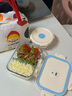COOKSS玻璃饭盒上班族学生微波炉加热便当盒保鲜盒分隔餐盒保温袋套装 实拍图