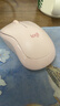 罗技（Logitech）M221轻音鼠标 无线鼠标 办公鼠标 对称鼠标 带无线微型接收器 茱萸粉 实拍图