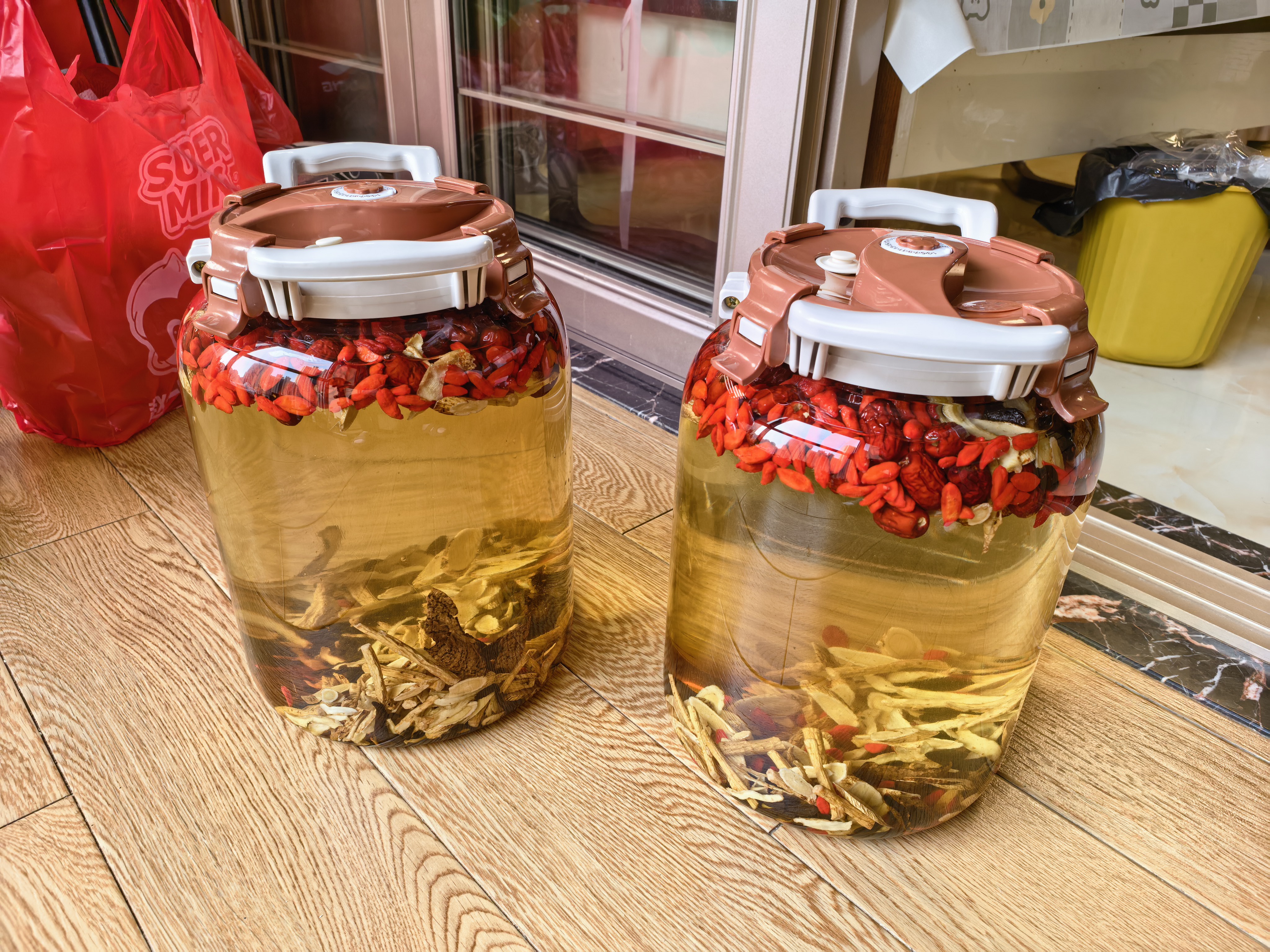 麦欧力（MYONLY）泡酒容器高档泡酒专用玻璃瓶装酒缸存酒坛子密封酒桶储药酒罐空瓶 B款（矮胖款）20斤无龙头无架 实拍图
