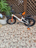 永久（FOREVER）儿童自行车男女款单车可折叠脚踏车4-10岁辅助轮一体轮 18寸橙色 实拍图