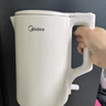 美的（Midea）电热水壶家用烧水壶泡茶0涂层食品级304不锈钢自动断电双层防烫全钢无缝1.5L大容量 MK-HJ1566 实拍图