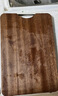 双枪乌金檀菜板 百年龄整木砧案板家用切菜食品抗菌防霉实木40*27*2.5 实拍图