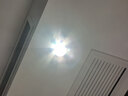 雷士（NVC）LED射灯客厅过道背景嵌入式洗墙小山丘铝材7瓦暖白黑杯【莲华】 实拍图