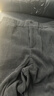 GXG男装 锥形简约通勤百搭长裤舒适休闲裤男【加绒保暖】秋冬热卖 黑色 2XL 实拍图