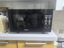 格兰仕（Galanz）变频微波炉烤箱一体机光波炉900瓦大功率速热家用23L大容量平板易清洁省电一级能效智能菜单烧烤 2026新升级彩膜BM1(S2) 实拍图