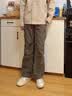 骆驼（CAMEL）直筒工装裤男户外防泼水运动休闲裤子 J14CA6L6645 卡其 L 实拍图