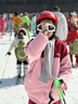 SooGree滑雪镜滑雪护目镜骑行防风镜户外登山眼镜男女儿童滑雪装备护具 白框炫彩（儿童成人通用） 实拍图