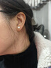 黛米S925银极简系列7-8mm无核淡水珍珠耳钉母亲节礼物送女友爱人 实拍图