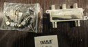 HAILE海乐 视频分配器 1分4有线电视信号408分配器5-1000MHZ 公制F头 FP-4G带接头 实拍图