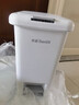 本迪脚踏垃圾桶10L脚踩手按双开盖卫生间客厅厨房带盖垃圾桶家用大号 实拍图