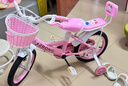 紫榕 儿童自行车女孩单车3-8岁公主款脚踏车男女宝宝小孩童车 公主粉【京仓直发】闪轮护具套装 14寸 适合90-110cm 实拍图