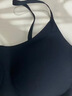 ubras无尺码云感托吊带背心隐形无痕文胸罩内衣女无痕黑 实拍图