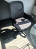 得力（deli）4900S 人体工学靠背办公椅/电脑椅/职员椅 可升降转椅舒棉坐垫 灰 实拍图